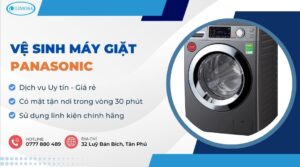 vệ sinh máy giặt Panasonic