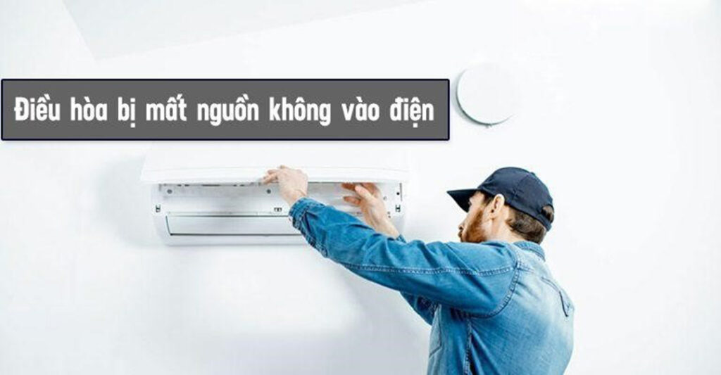 điều hòa không vào điện