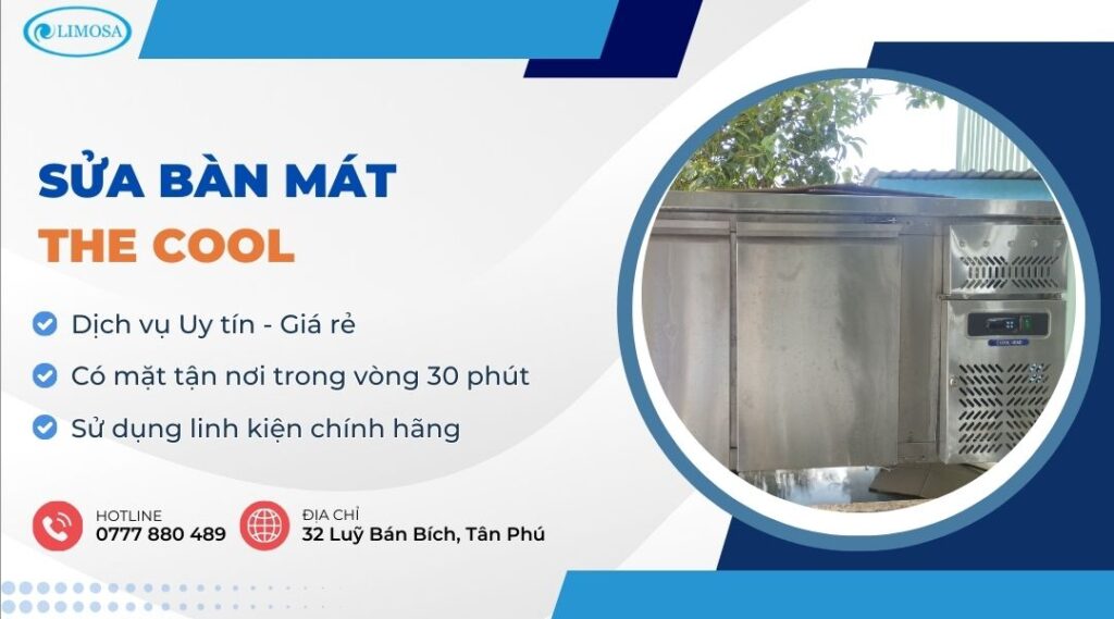 sửa bàn mát The Cool