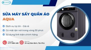 sửa máy sấy quần áo Aqua