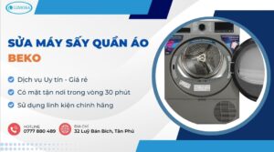 sửa máy sấy quần áo Beko