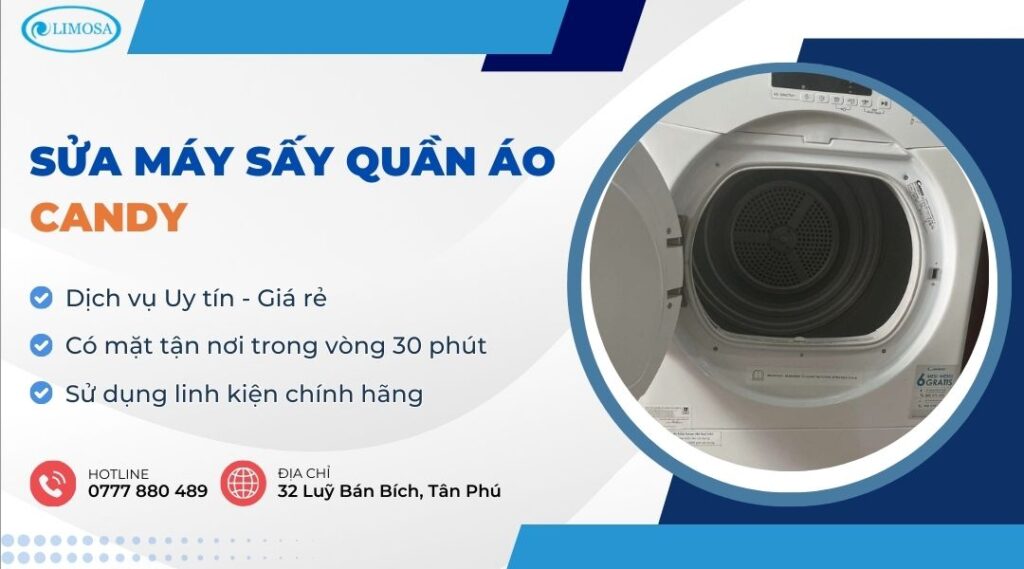Sửa Máy Sấy Quần Áo Candy Uy Tín, Dịch Vụ Sửa Tại Nhà sửa máy sấy quần áo Candy