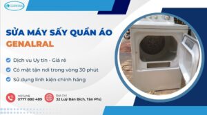 sửa máy sấy quần áo Genalral