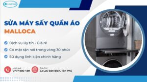 sửa máy sấy quần áo Malloca