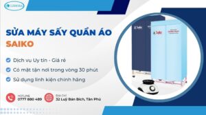 sửa máy sấy quần áo Saiko