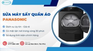 sửa máy sấy quần áo Panasonic