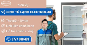 Vệ sinh tủ lạnh Electrolux suadienlanhlimosa