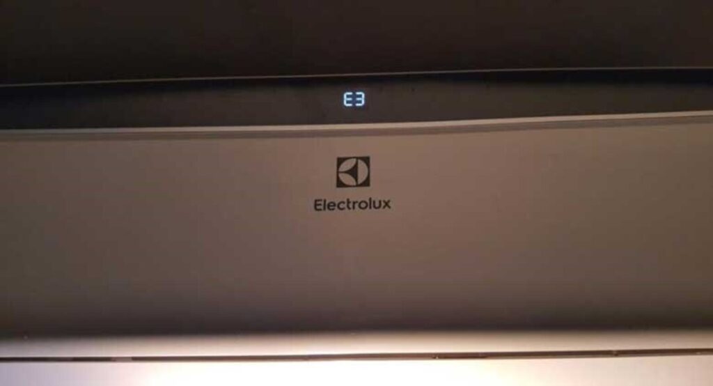 Lỗi e3 máy lạnh electrolux