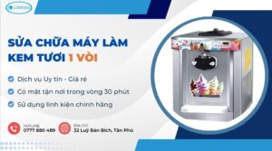 sửa chữa máy làm kem tươi 1 vòi