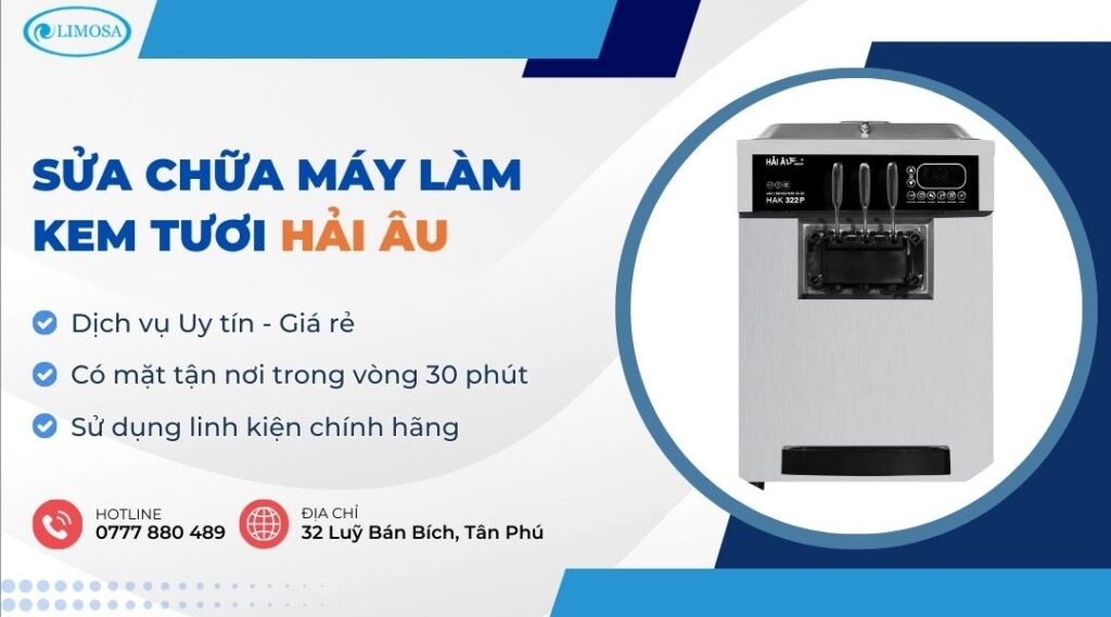 Sửa Chữa Máy Làm Kem Tươi Hải Âu Tại Nhà, Thợ Sửa 24/7 sửa chữa máy làm kem tươi Hải Âu