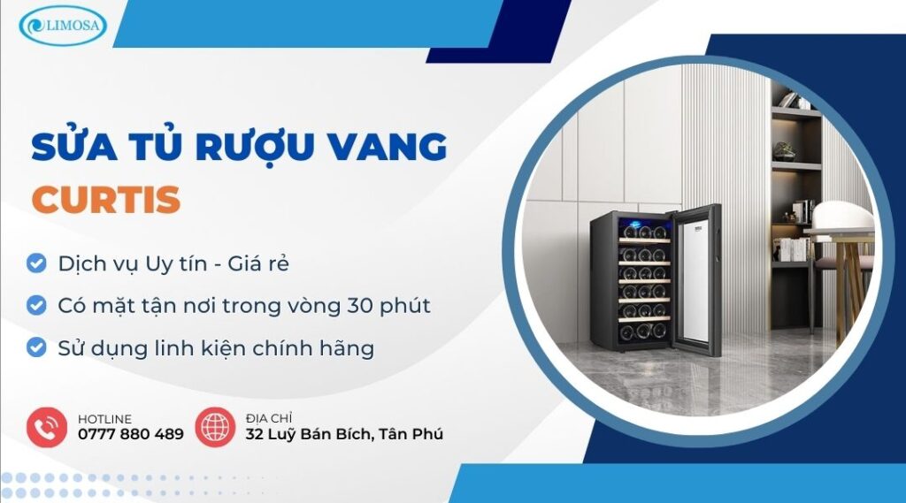Sửa Tủ Rượu Vang Curtis Tại Nhà - Dịch Vụ Giá Rẻ, Uy Tín sửa tủ rượu vang Curtis