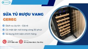 sửa tủ rượu vang Gereg