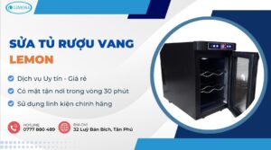 sửa tủ rượu vang Lemon
