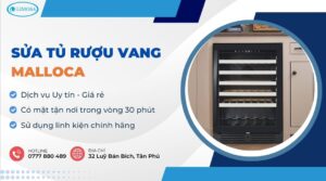 sửa tủ rượu vang Malloca