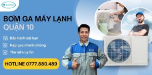 bơm gas máy lạnh quận 10