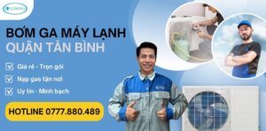 bơm gas máy lạnh quận Tân Bình