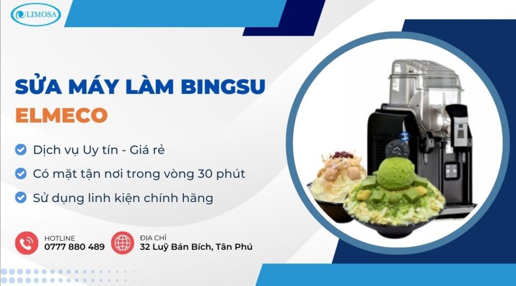 Sửa Máy Làm Bingsu Elmeco - Dịch Vụ Sửa Chữa Giá Rẻ sửa máy làm Bingsu Elmeco