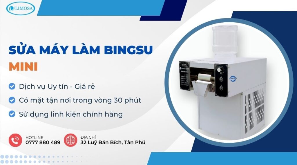 Sửa Máy Làm Bingsu Mini Tại Nhà - Bảng Giá Chi Tiết sửa máy làm Bingsu mini
