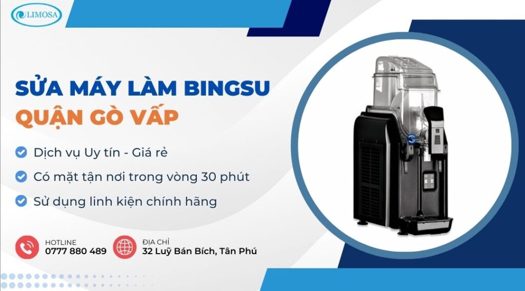 Sửa Máy Làm Bingsu Quận Gò Vấp Tại Nhà - Thợ Sửa Giỏi, Giá Rẻ sửa máy làm Bingsu quận Gò Vấp