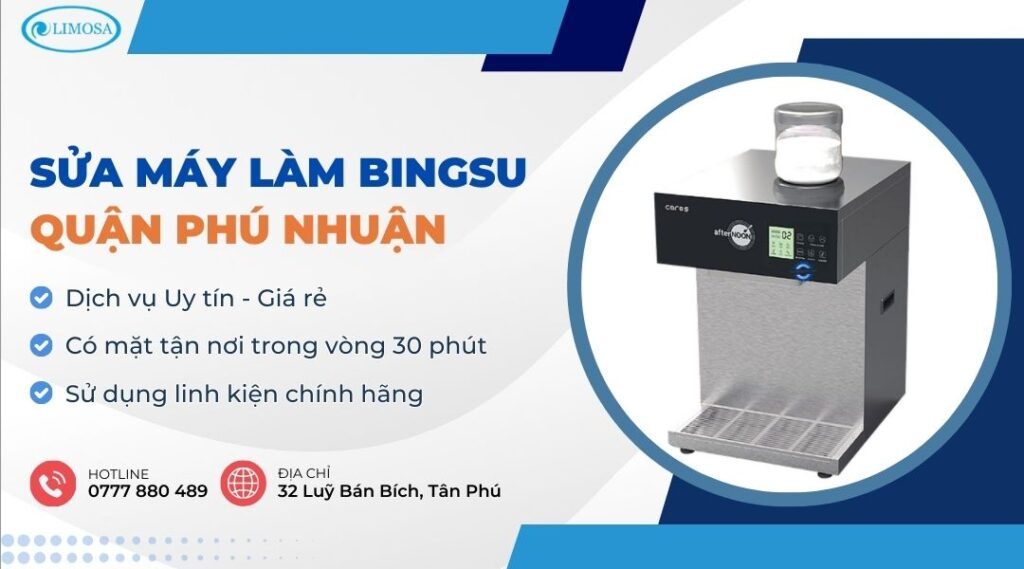 Sửa Máy Làm Bingsu Quận Phú Nhuận Tại Nhà - Thợ Sửa Giỏi, Uy Tín sửa máy làm Bingsu quận Phú Nhuận
