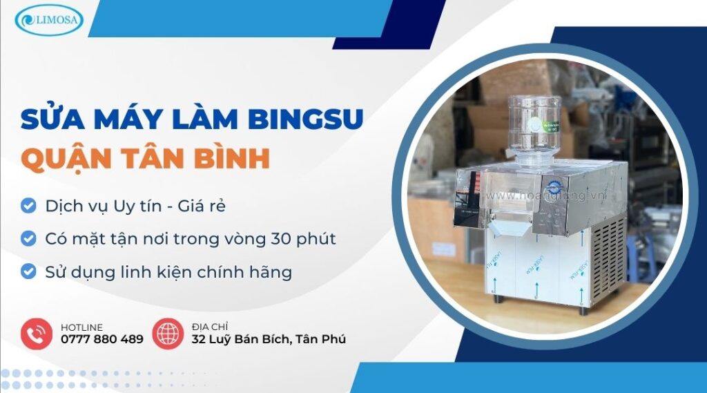 sửa máy làm Bingsu quận Tân Bình