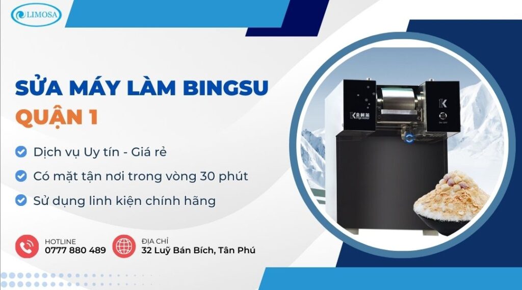 sửa máy làm Bingsu quận 1