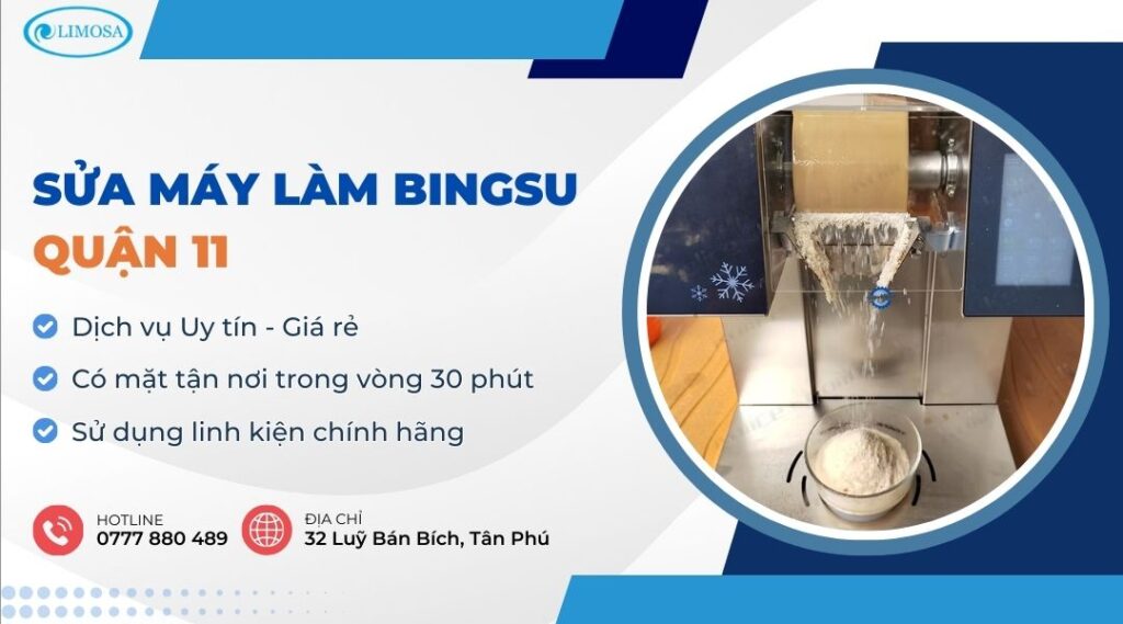 Sửa Máy Làm Bingsu Quận 11 Tại Nhà - Giá Rẻ, Uy Tín, Thợ Sửa Giỏi sửa máy làm Bingsu quận 11