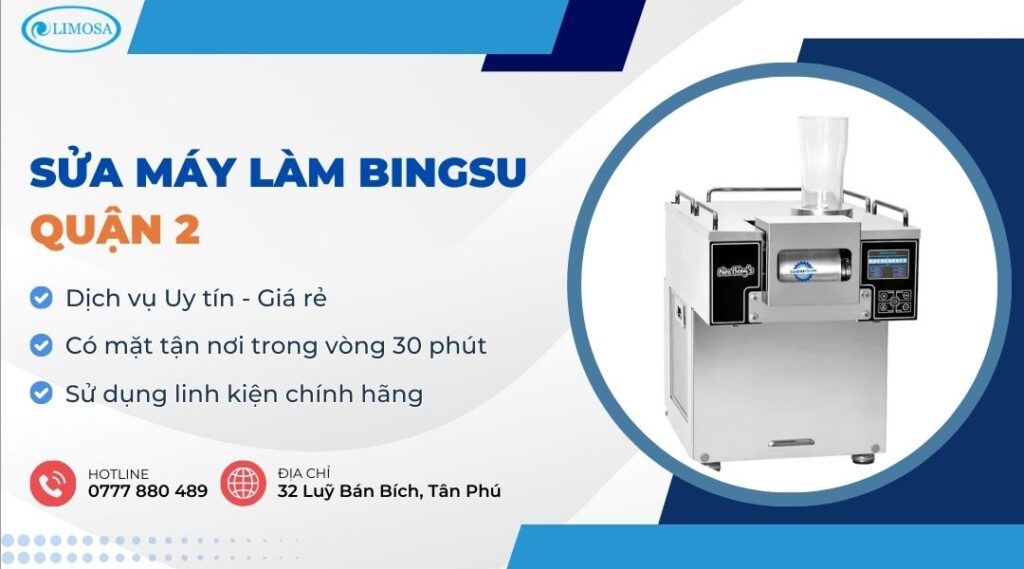 Sửa Máy Làm Bingsu Quận 2 Tại Nhà 24/7 - Uy Tín, Giá Rẻ sửa máy làm Bingsu quận 1