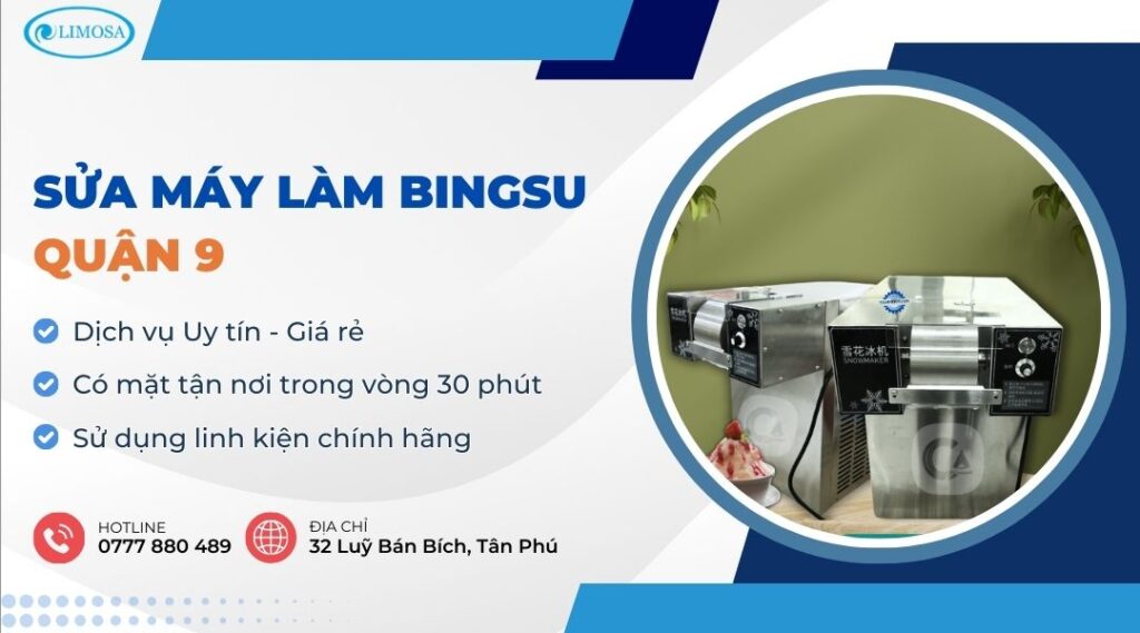 Sửa Máy Làm Bingsu Quận 9 – Dịch Vụ Uy Tín, Thợ Sửa Giỏi sửa máy làm Bingsu quận 9
