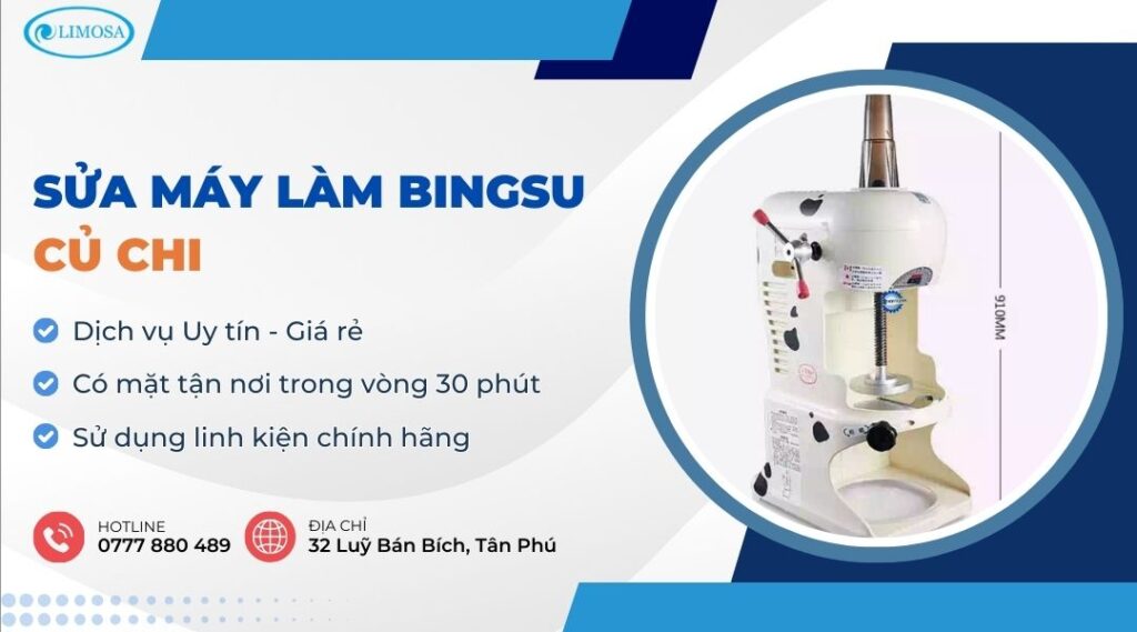 sửa máy làm Bingsu tại Củ Chi