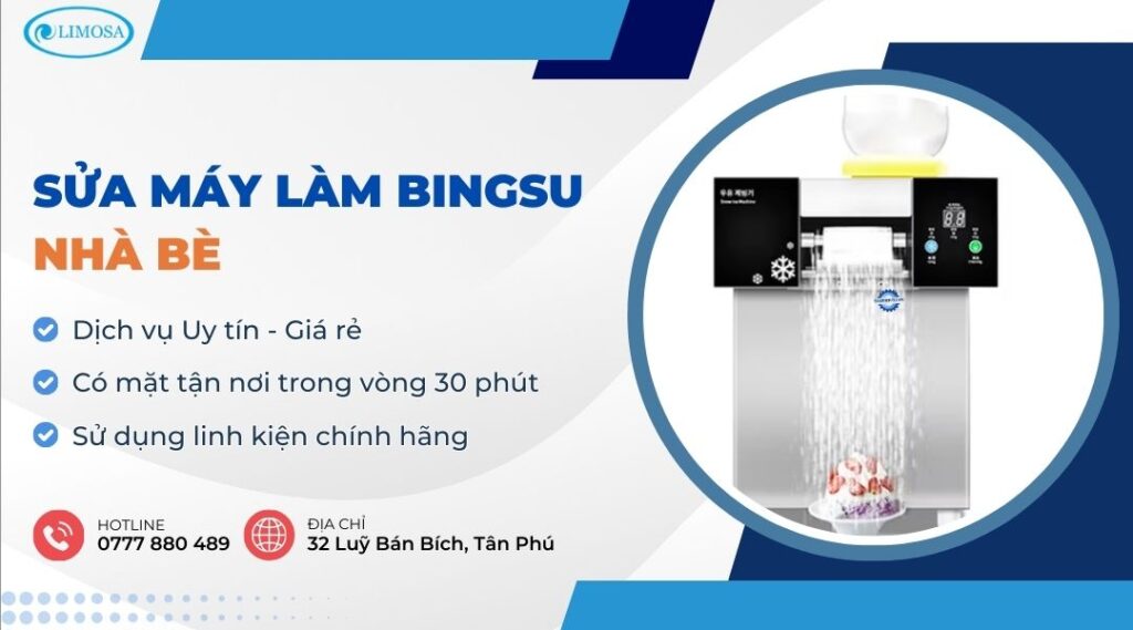Sửa Máy Làm Bingsu Tại Nhà Bè Tiệm Sửa Uy Tín, Thợ Sửa Giỏi sửa máy làm Bingsu tại Nhà Bè