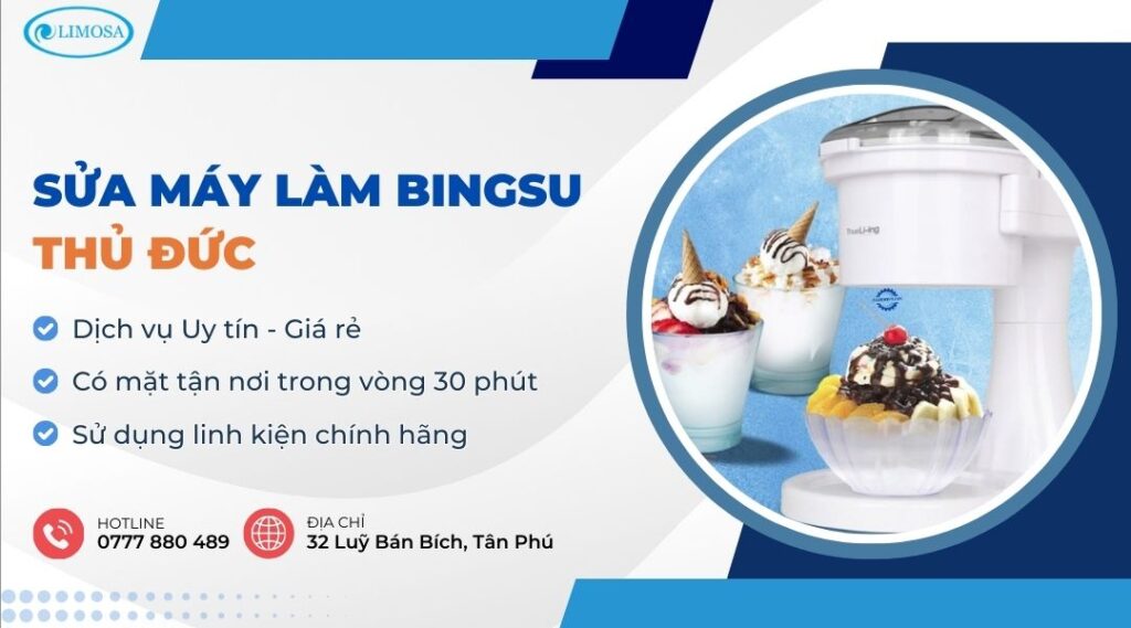 sửa máy làm Bingsu quận Thủ Đức