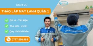 tháo lắp máy lạnh quận 1