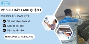 vệ sinh máy lạnh quận 1