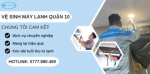 vệ sinh máy lạnh quận 10