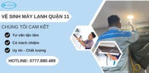 vệ sinh máy lạnh quận 11