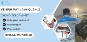 vệ sinh máy lạnh quận 12