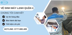 vệ sinh máy lạnh quận 4