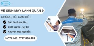 vệ sinh máy lạnh quận 9