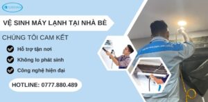 vệ sinh máy lạnh tại Nhà Bè