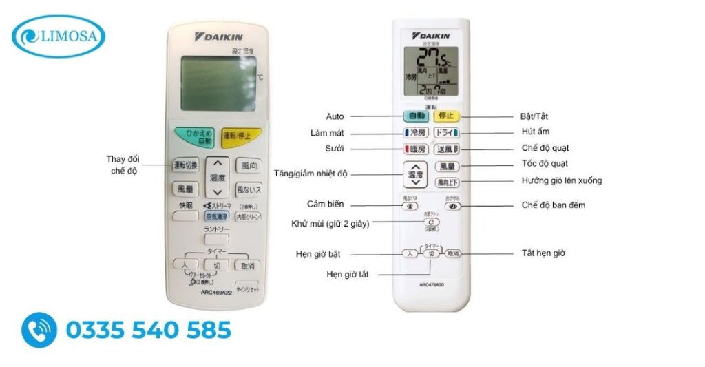 Tần số remote máy lạnh Daikin là gì? Cách kiểm tra và khắc phục lỗi sai tần số Cách kiểm tra tần số remote máy lạnh Daikin