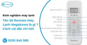 Tần số remote máy lạnh Nagakawa